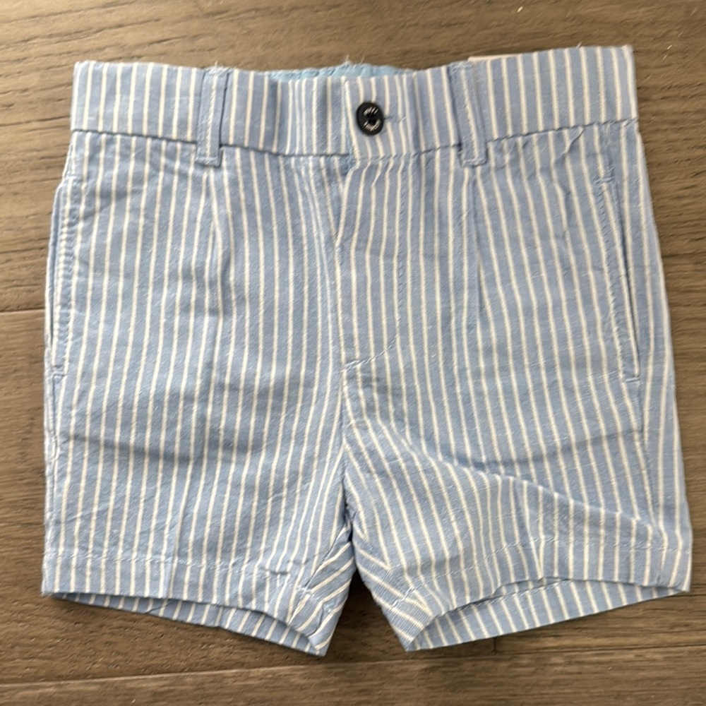 NWT Mayoral Blue Striped Shorts